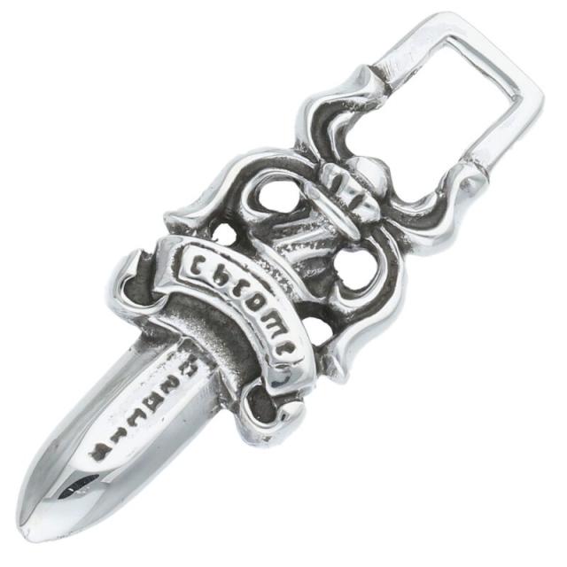 クロムハーツ #5DAGGER ZIP1 #5ダガーチャーム シルバーネックレス