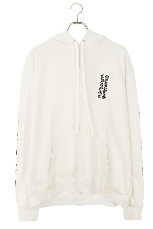クロムハーツ サイズ:M  SWTSHRT PLV 袖ロゴプルオーバーパーカー 中古 SS07