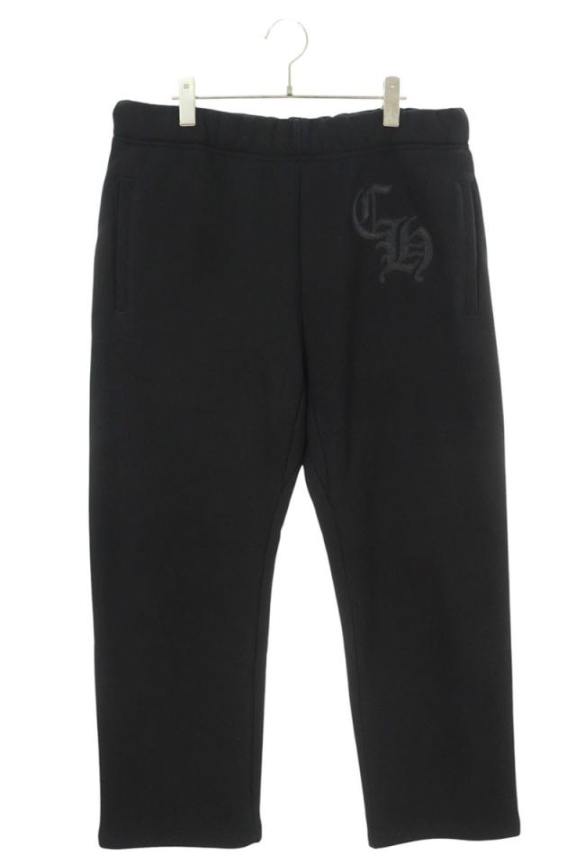 クロムハーツ サイズ:L 45849 CHロゴ刺繍スウェットロングパンツ 中古 NO05