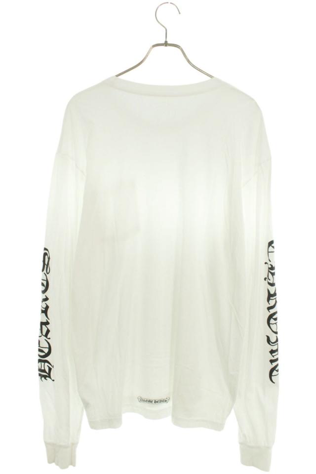 クロムハーツ サイズ:XL CH L S 1 ネックロゴプリント長袖カットソー