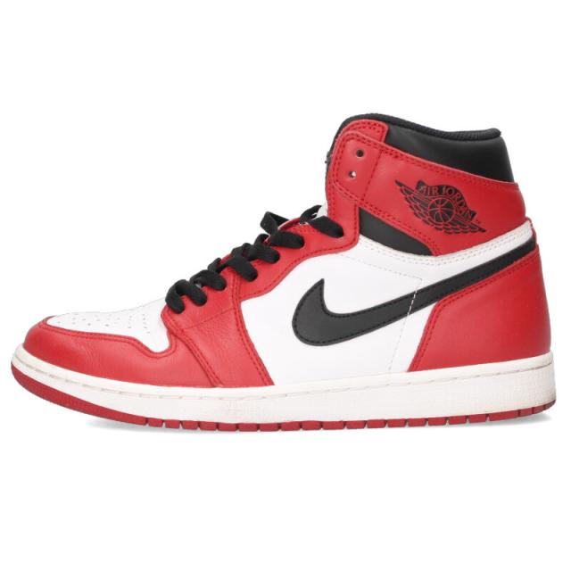 ナイキ サイズ:27cm  2015  AIR JORDAN 1 RETRO HIGH OG CHICAGO 555088-101 エアジョーダン1レトロハイオージーシカゴスニーカー 中古 BS99