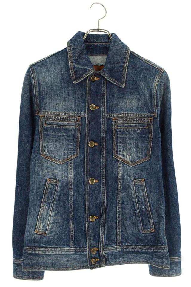 ドルチェアンドガッバーナ サイズ:44  G9B78D  G8B31 ウォッシュド加工デニムジャケット 中古 BS99