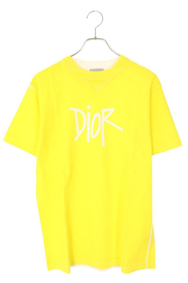 ディオール サイズ:XXS  20AW  033J625E0554 DIOR AND SHAWNロゴプリントTシャツ 中古 BS99