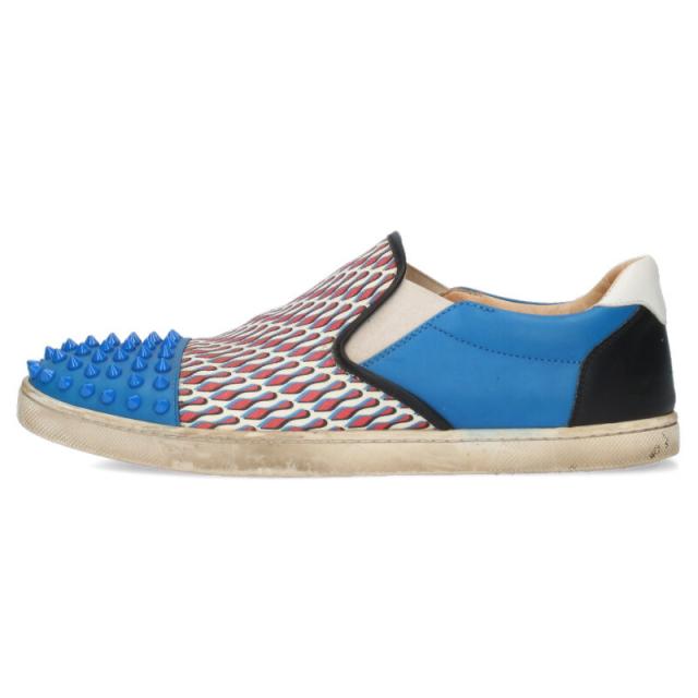 クリスチャンルブタン サイズ:39 スタッズ装飾ローカットスニーカー 中古 BS99