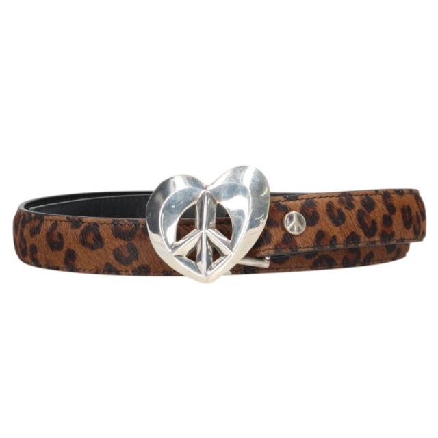 レディメイド サイズ:32 アートバックルハラコレザーベルト 中古 BS99