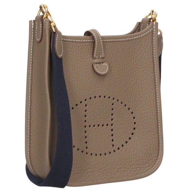 エルメス サイズ:TPM  エブリンTPM W刻印 G金具トリヨンクレマンス エトゥープショルダーバッグ 中古 GZ14