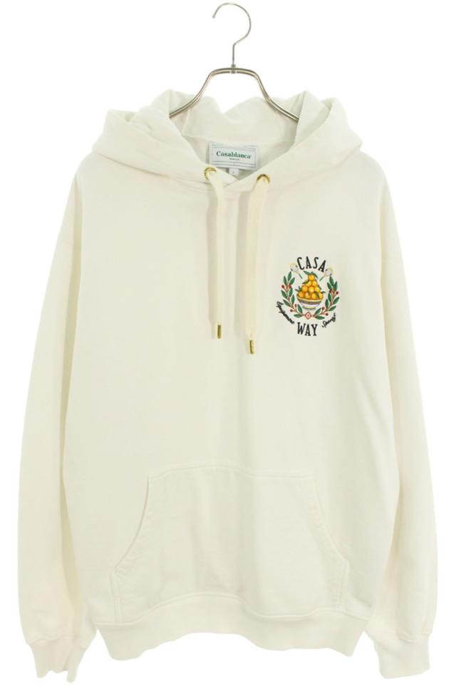 カサブランカ サイズ:L  24SS  MPS24-JTP-093-01 テニスロゴエンブロイダリーパーカー 中古 BS99