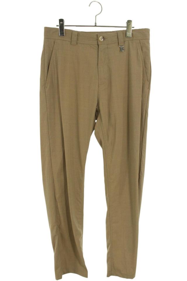 バーバリー サイズ:46  8051318 Bロゴ金具付きスラックスロングパンツ 中古 BS99