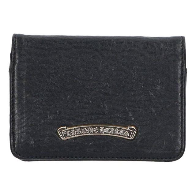 クロムハーツ   CRD CSE3PKTWDV1 アーチロゴプレート3ポケットレザーカードケース 中古 SJ02