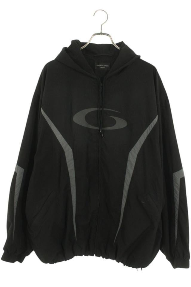 バレンシアガ サイズ:S  814393 TR031 ループスポーツアイコンナイロンブルゾン 中古 SS13