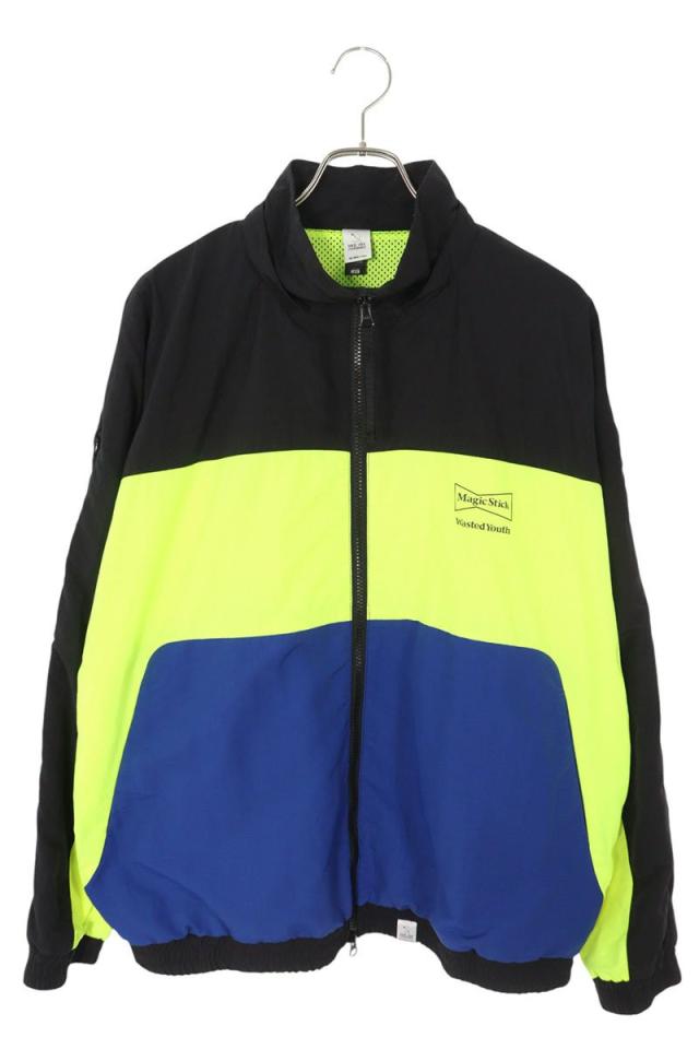 ウェイステッドユース サイズ:L バイカラージップアップブルゾン 中古 BS99