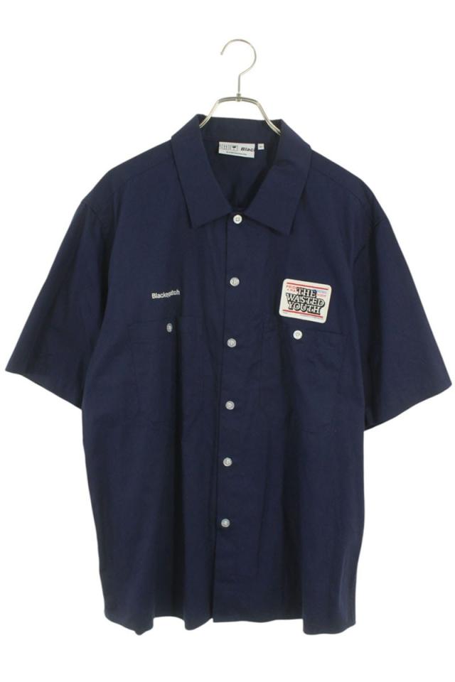 ブラックアイパッチ サイズ:XL ダブルネーム半袖シャツ 中古 BS99