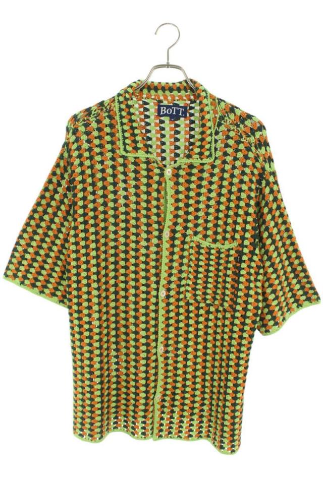 ボット サイズ:M  241BoTT03 コットンクロチェット半袖シャツ 中古 BS99