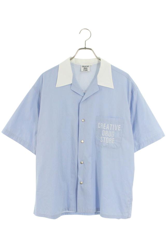クリエイティブドラッグストア サイズ:L オープンカラー半袖シャツ 中古 BS99