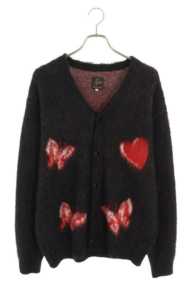 ニードルス  ガールズドントクライ サイズ:L  HM412 バタフライモヘアカーディガン 中古 BS99