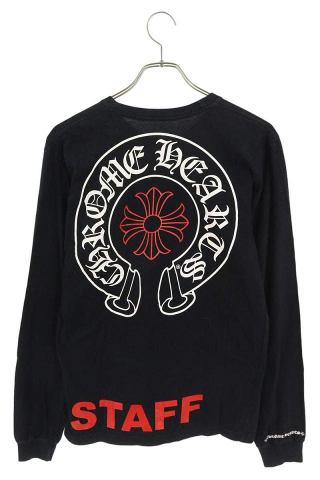 クロムハーツ サイズ:M CH L S 1 STAFFバックホースシュープリント長袖