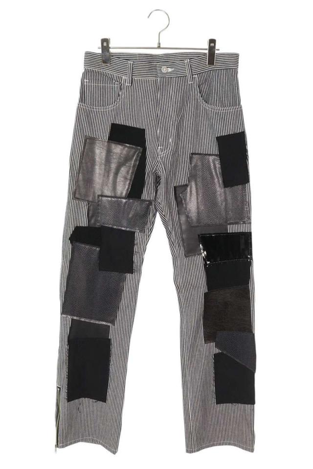 スキンズ サイズ:1 パッチワークヒッコリーデニムパンツ 中古 BS99