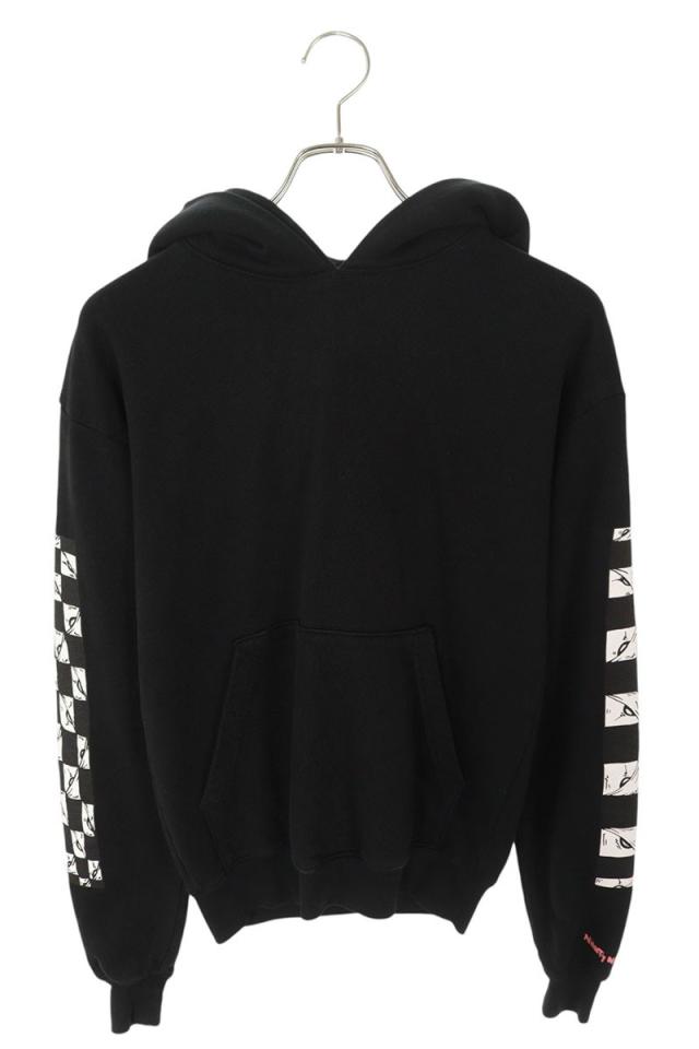 クロムハーツ サイズ:XS チョンパーレザーパッチダブルフードパーカー 中古 SJ02