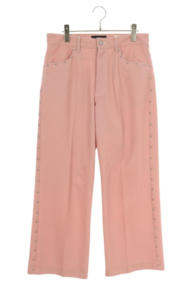 マイン  ファーラー サイズ:M  G07FP102 スタッズ装飾ワイドフレアロングパンツ 中古 BS99