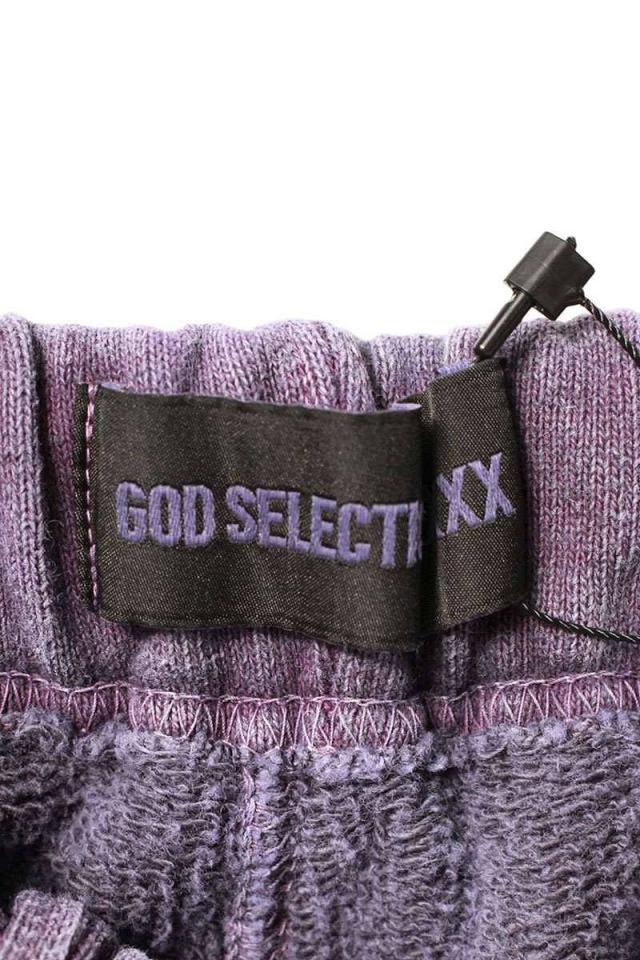 ゴッドセレクショントリプルエックス サイズ:XL  25SS  GX-S25-SP-02 ロゴワッペンスウェットハーフパンツ 中古 BS99 ゴッドセレクショントリプルエックス サイズ:XL 25SS GX-S25-SP-02