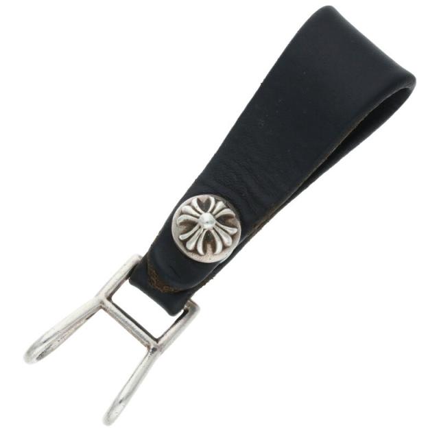 クロムハーツ   BELT LOOP クロスボールボタンレザーベルトループ 中古 SJ02