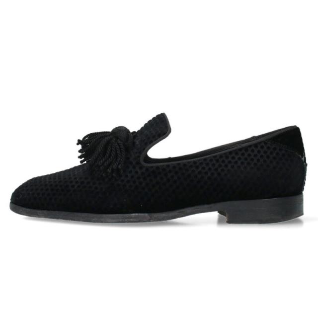 ジミーチュウ サイズ:43  FOXLEY ベロアタッセルスリッポンシューズ 中古 BS99