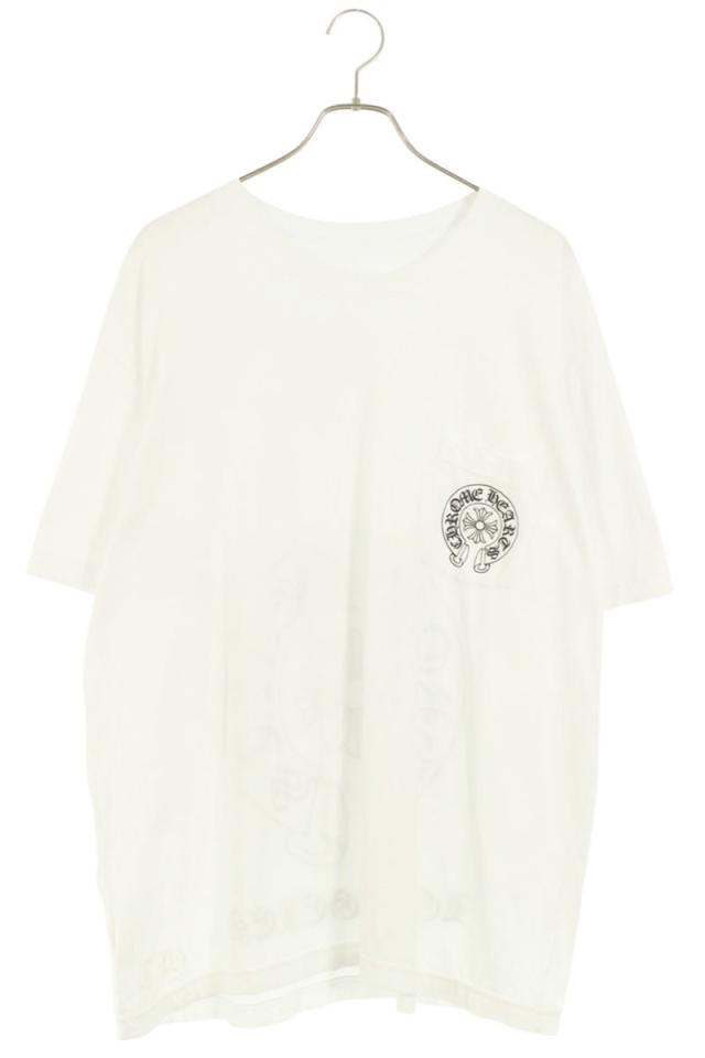 クロムハーツ サイズ:XXL  CH T-SHRT LTD ロサンゼルス限定ホースシューバックプリントTシャツ 中古 GZ11