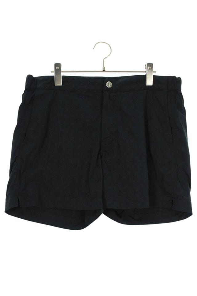 クロムハーツ サイズ:32インチ CHプラス総柄ナイロンショーツ 中古 SS07