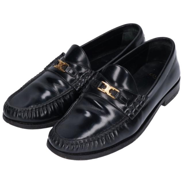 セリーヌ サイズ:39 トリオンフルコレザーローファー 中古 BS99の通販