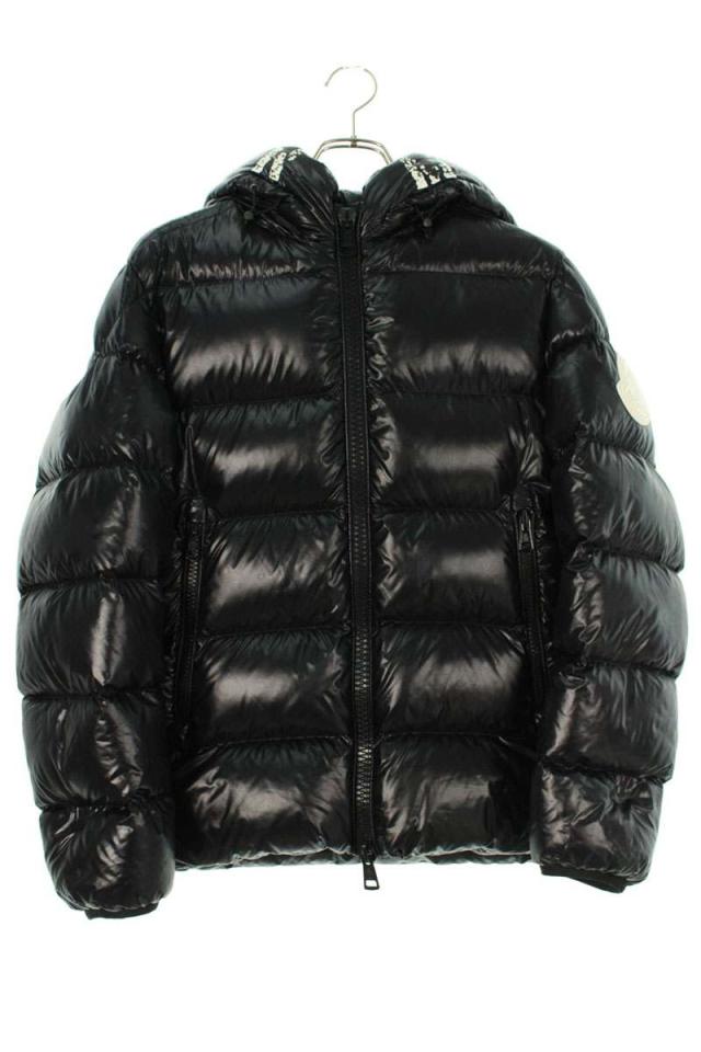 モンクレール サイズ:1 DUBOIS GIUBBOTTO フードプリントワッペン付ダウンジャケット 中古 OM10