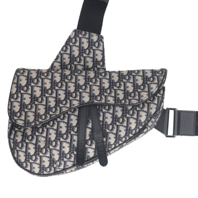 ディオール サドル 1ADPO093YKY_H28E オブリークジャガードショルダーバッグ 中古 GZ14