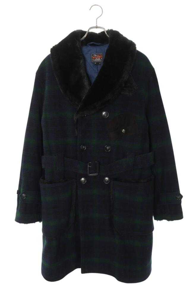 ウールリッチ サイズ:S   MACKINAW COAT WOCPS2922 ビームスプラス別注チェック柄コート 中古 BS99