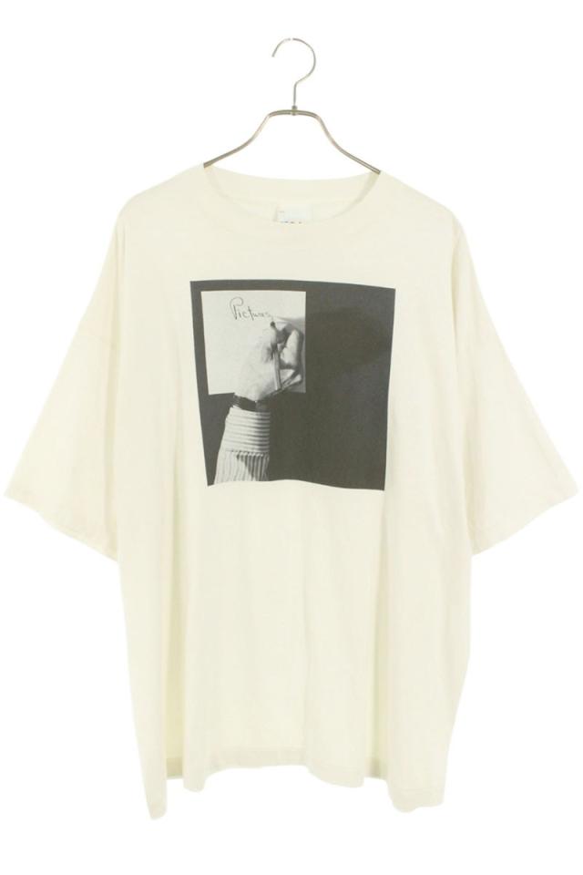 セントマイケル サイズ:XXL  25SS  SM-HR8-0000-C18 プリントヴィンテージ加工Tシャツ 中古 OM10
