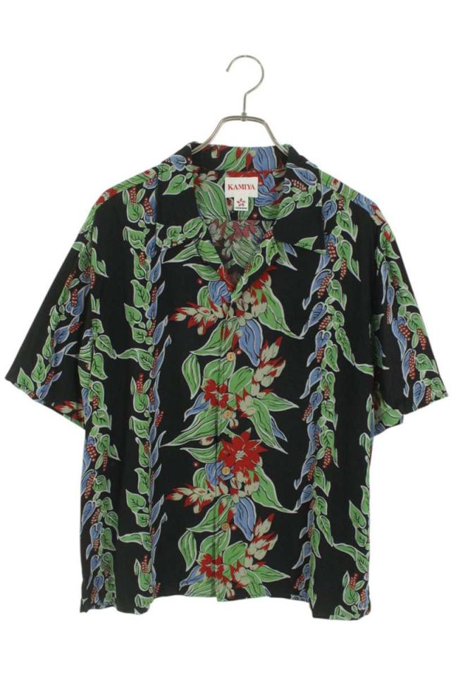 カミヤ サイズ:S  G14SH052 総柄アロハ半袖シャツ 中古 BS99