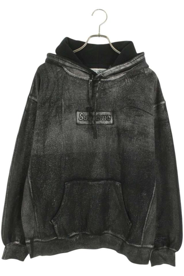 Supreme ボックスロゴ フーディー 2024年モデル 黒 Lサイズ 2024