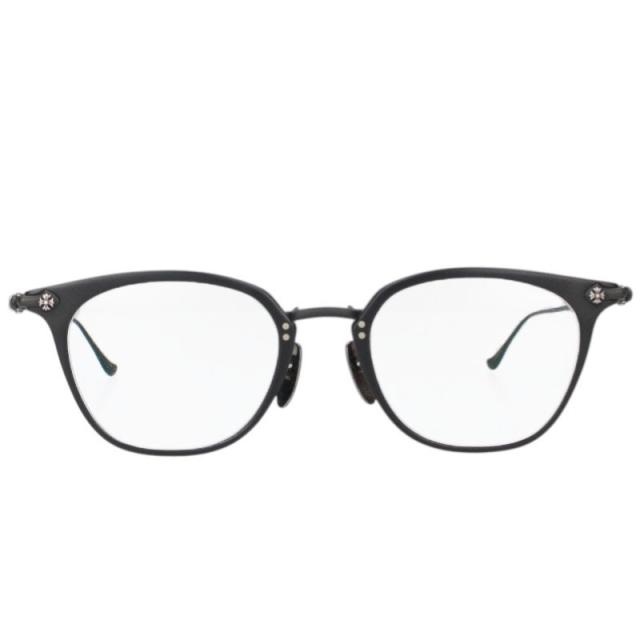 クロムハーツ サイズ:51□21-145  SHAGASS サイドクロステンプルウェリントン眼鏡 中古 SS07