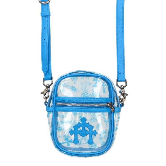 クロムハーツ   TAKA MINI タカミニ PVC素材クロスパッチ付きショルダーバッグ 中古 OK15