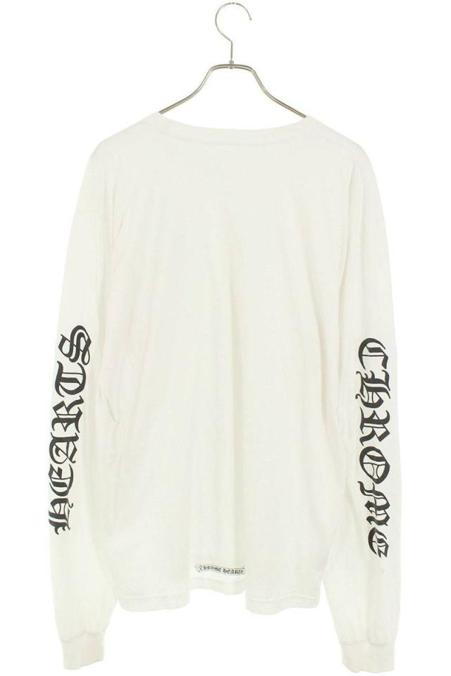 クロムハーツ サイズ:XL CH L S 1 ネックロゴプリント長袖カットソー