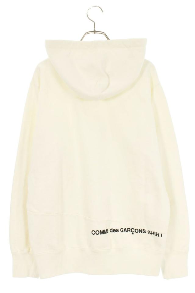 シュプリーム コムデギャルソン サイズ:S 18AW Split Box Logo Hooded