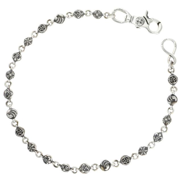 クロムハーツ   2MULTIBALL LONG-S 1クリップロング#1マルチボール シルバーウォレットチェーン 中古 NO05