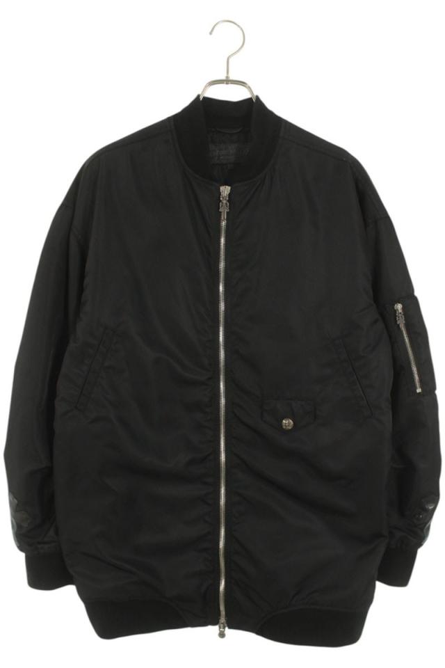 クロムハーツ サイズ:M クロスボタンナイロンロングブルゾン 中古 SS07
