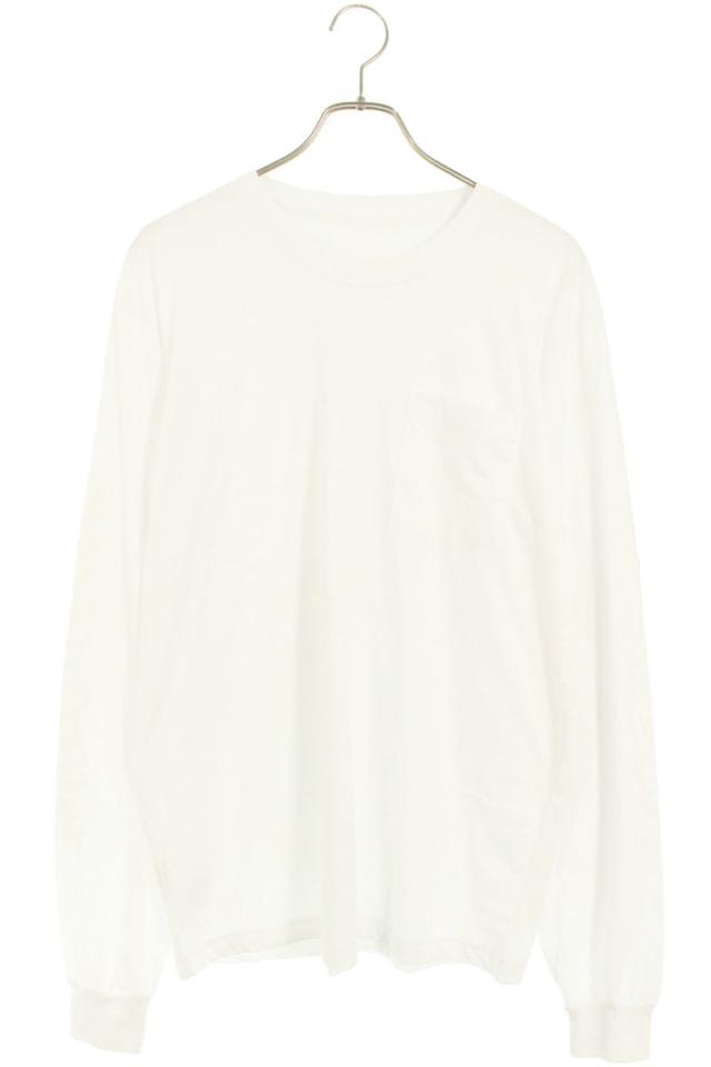 クロムハーツ サイズ:L  CH L S  1 ネックロゴプリント長袖カットソー 中古 SJ02