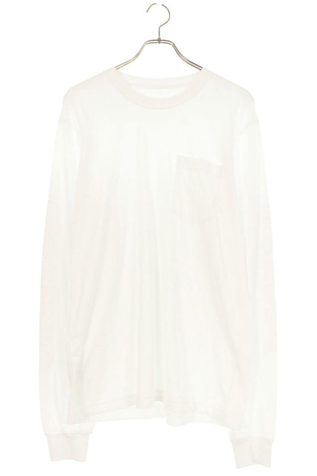 クロムハーツ サイズ:L  CH L S  1 ネックロゴプリント長袖カットソー 中古 NO05