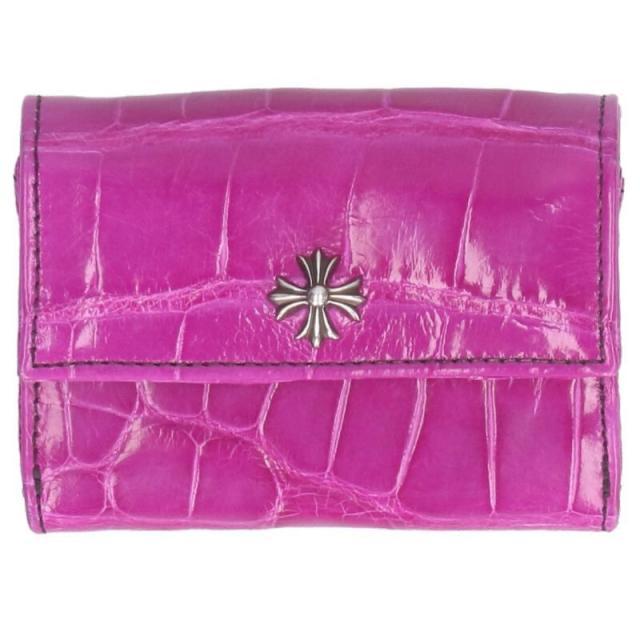 クロムハーツ   TINY WALLET アリゲーターレザー財布 中古 OK15