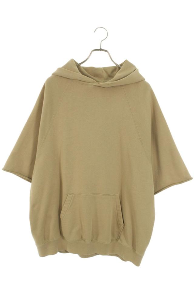 フォグ サイズ:M  ESSENTIALS オーバーサイズ半袖プルオーバーパーカー 中古 BS55