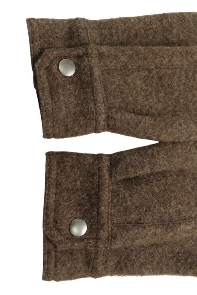 リックオウエンス サイズ:44  RU02D6729-WLD OUTER SHIRT ウールアウター長袖シャツ 中古 SB01 リックオウエンス サイズ:44 RU02D6729-WLD OUTER SHIRT ウール