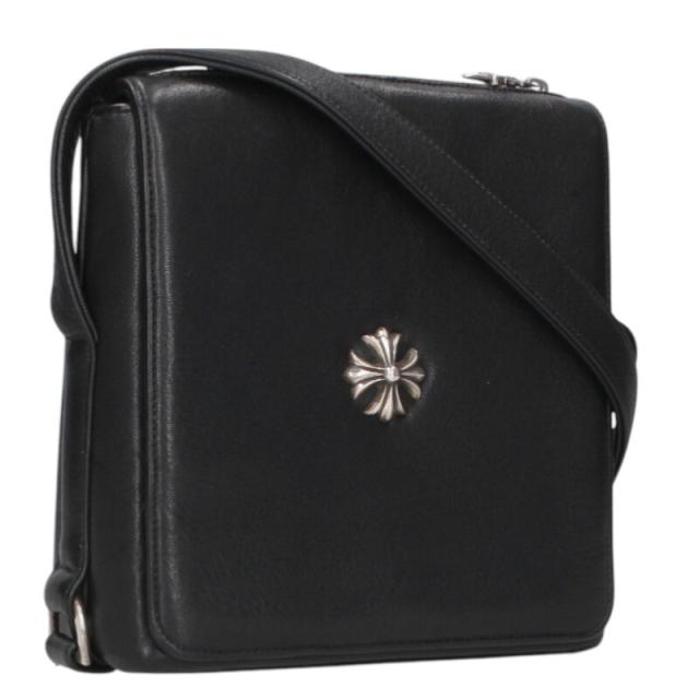 クロムハーツ   PLUG CHプラスレザーショルダーバッグ 中古 SS07