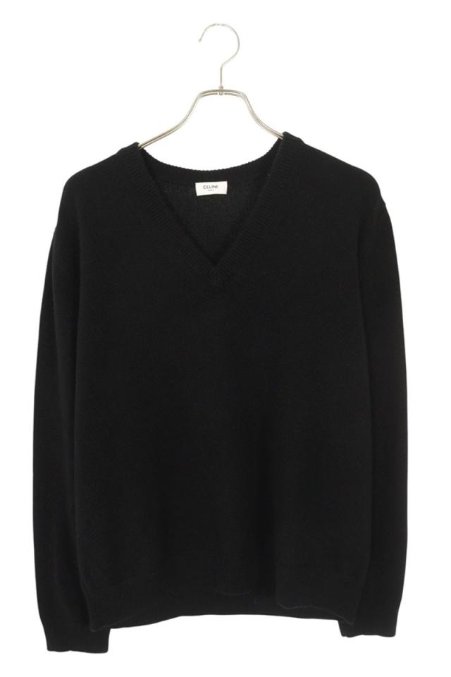 CELINE ホワイトシャギーニット Mサイズ CELINE ホワイトシャギー