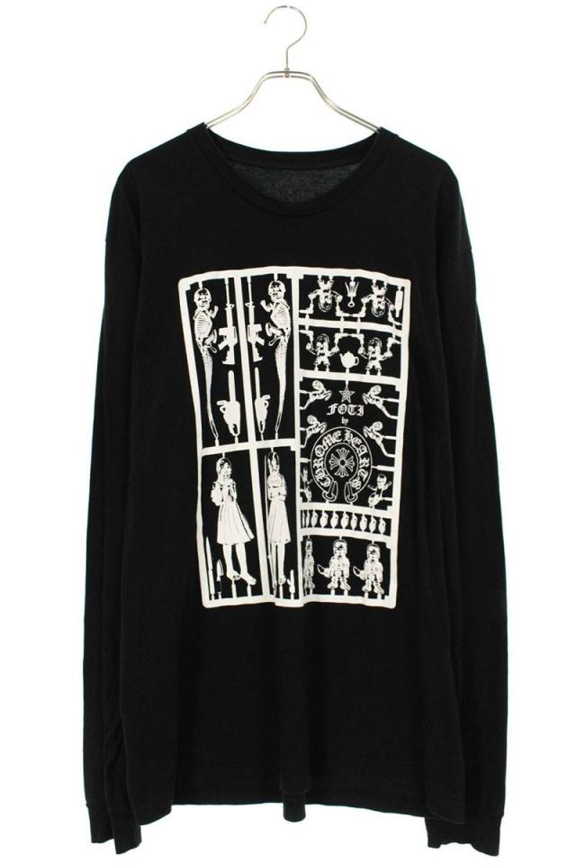 クロムハーツ サイズ:XXL  CH L S  1 FOTIプリント長袖カットソー 中古 SS07