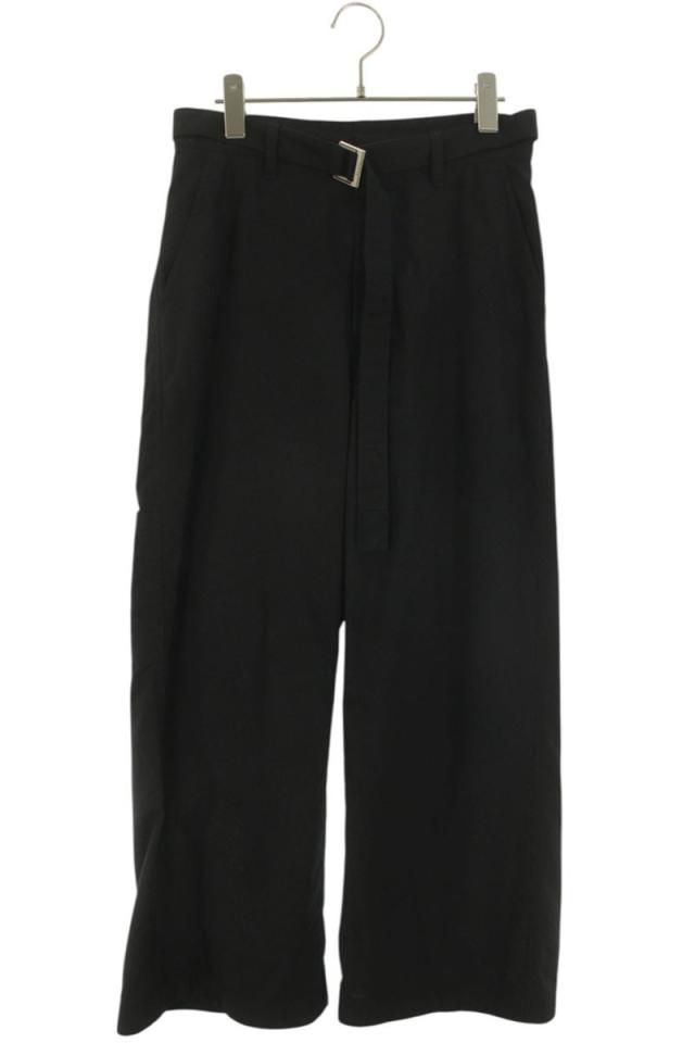 サカイ サイズ:0  25SS  25-03716M ウールシルクス—チングロングパンツ 中古 BS99